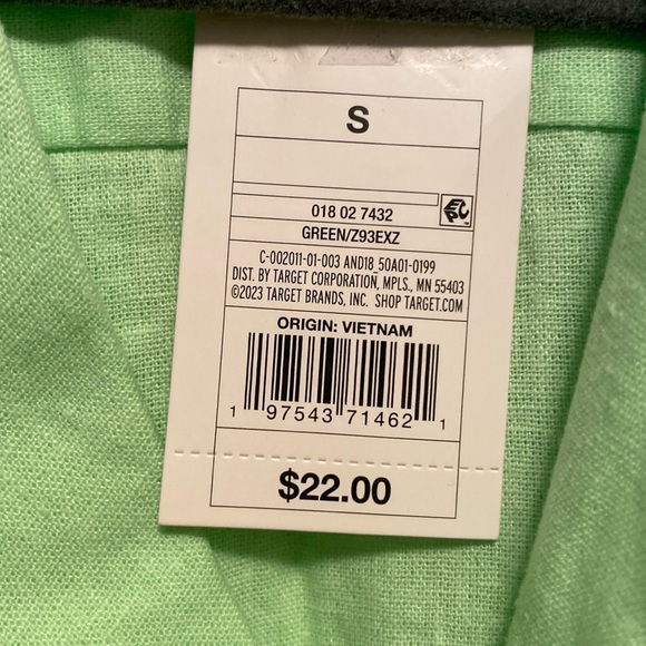 A New Day Lime Green Button Down Shirt… - Picture 6 of 6